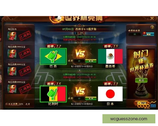 世界杯竞猜福利平台助你赢大奖畅享足球激情盛宴